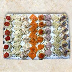 Le plateau de canapés/toasts (48 pièces)